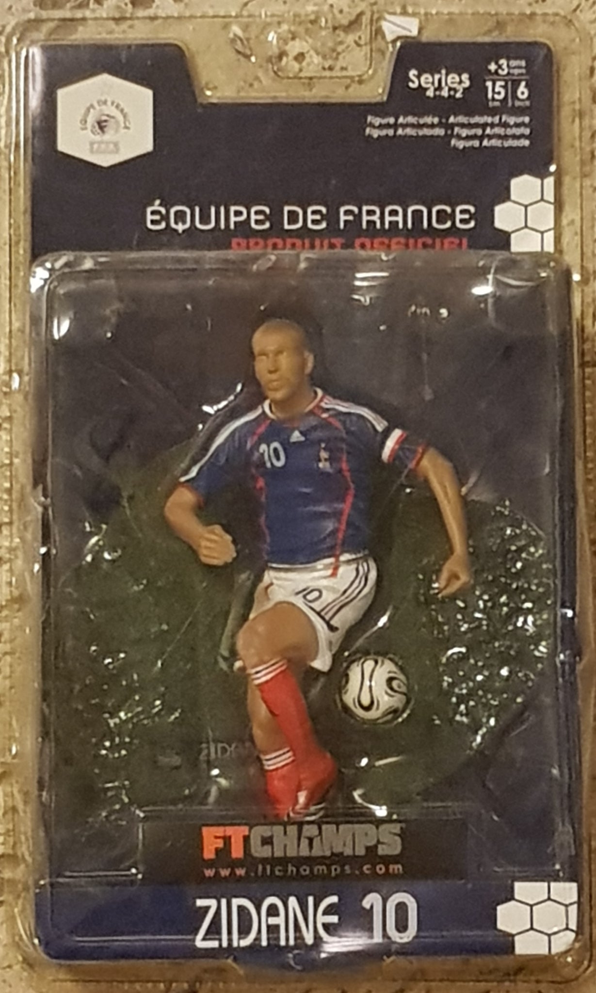 FT Champs Zinedine Zidane 6" Football Figure (France)