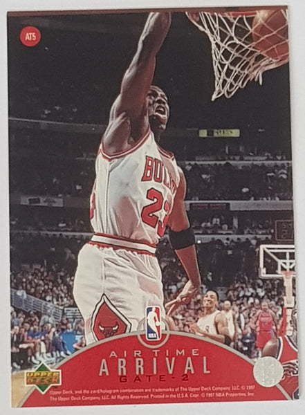 1997-98 Upper Deck Air Time Michael Jordan #AT5 Trading Card