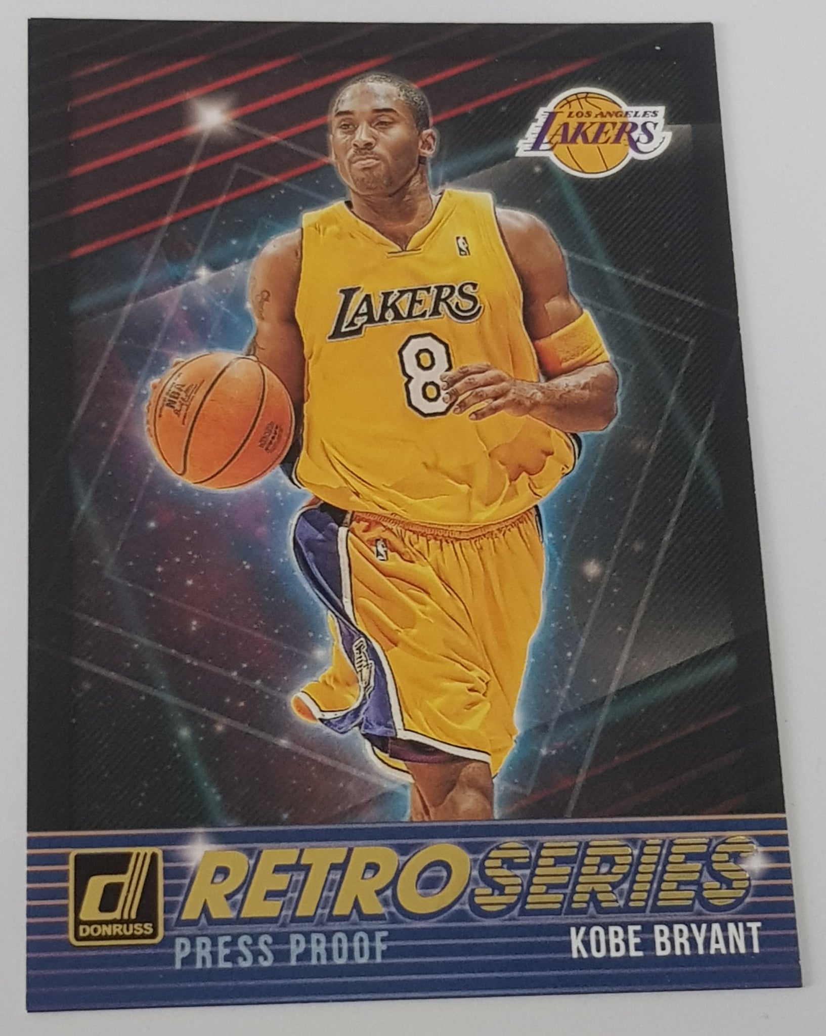 2018-19 Panini Donruss Basketball Retro Series Kobe Bryant #23 Press Proof Trading Card