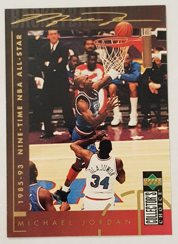 1994-95 Upper Deck Collector's Choice Basketball Michael Jordan #215 (French Ver.) Trading Card