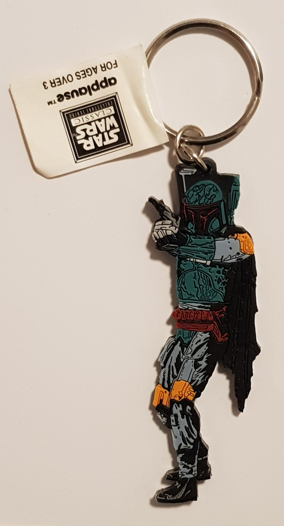 1996 Star Wars Boba Fett Vintage Applause Vinyl Keychain