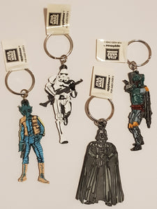 1996 Star Wars Vintage Applause Vinyl Keychain Lot