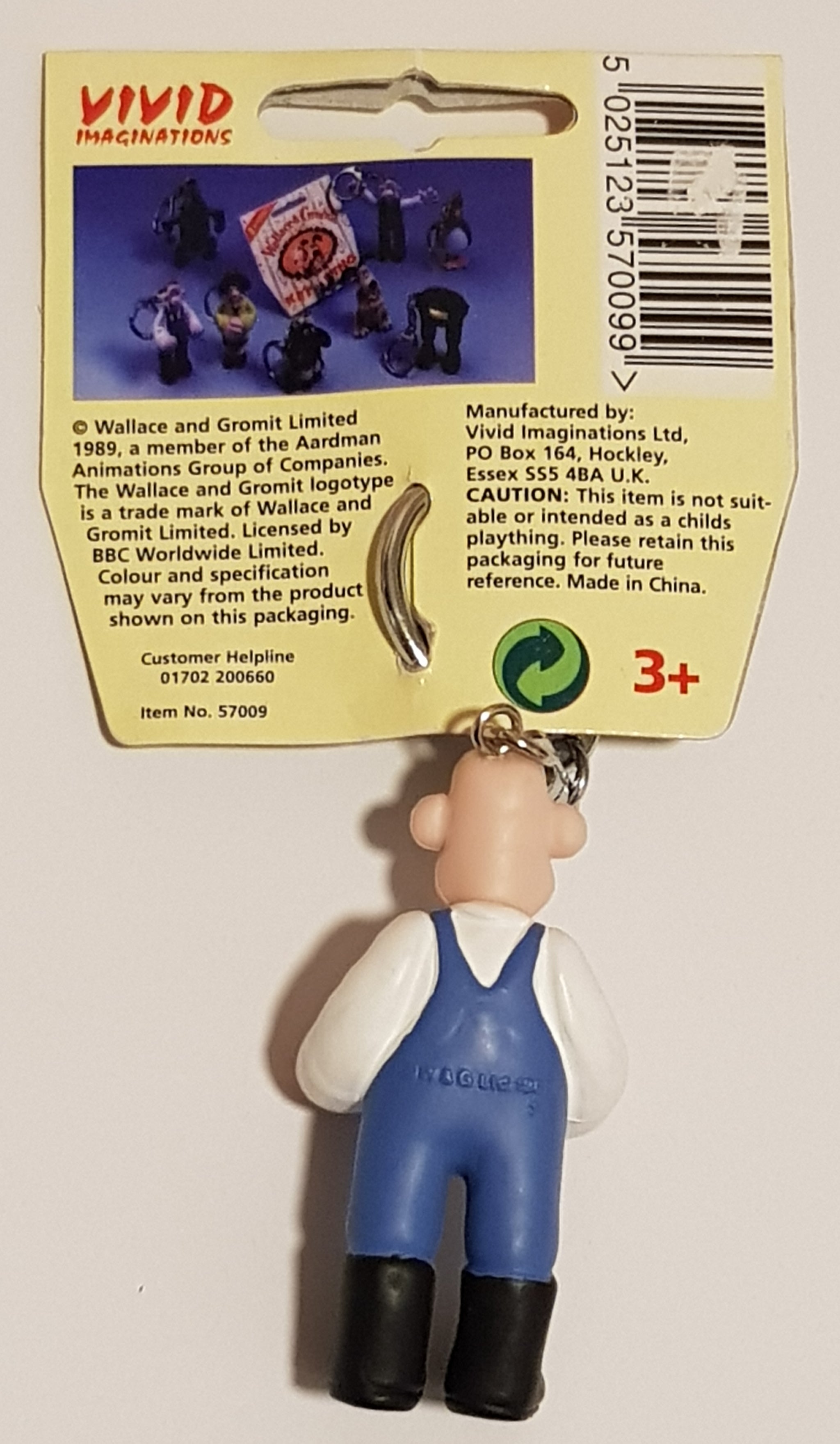 1989 Wallace and Gromit Vintage Vinyl Keychain – Rotterdam Comics