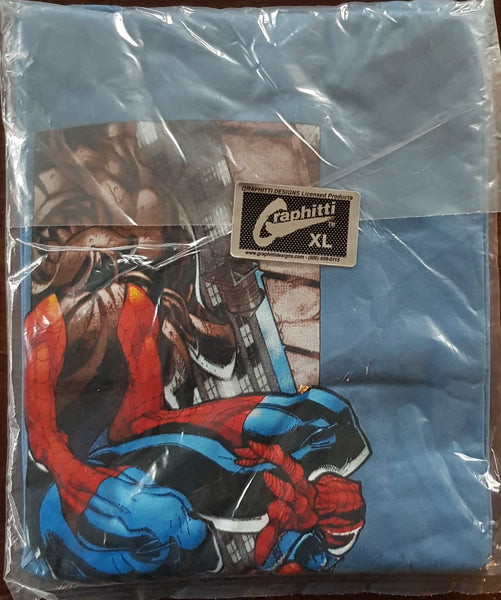 2002 Amazing Spider-Man JS Campbell Graphitti Designs T-shirt XL (Vtg)