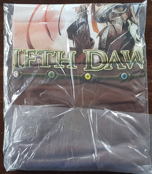 2004 Magic the Gathering Fifth Dawn Prerelease T-shirt L/XL Brown (Vtg)