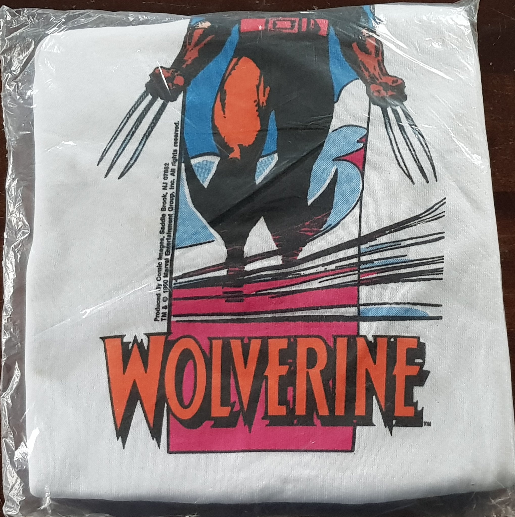 1990 Wolverine Comic Images Sweatshirt XL White (Vtg)