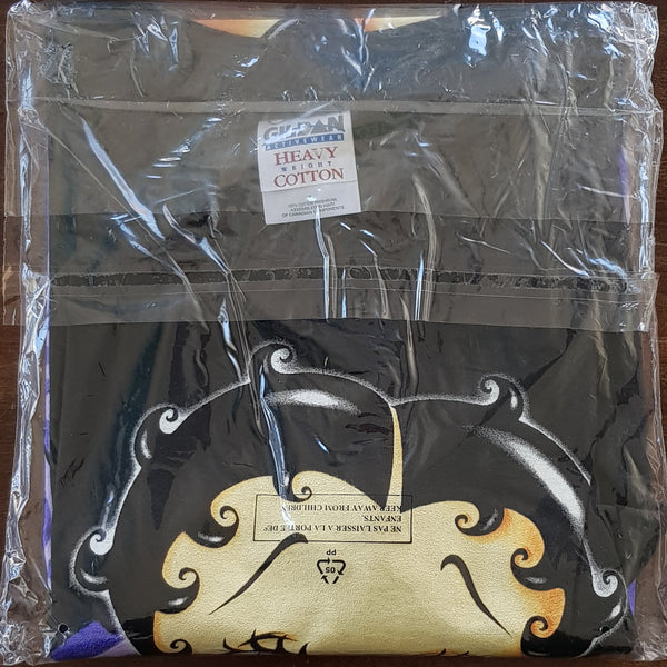 Camiseta "The Spirit" de 1994 - "Will Eisner Kitchen Sink" (talla L, blanca, vintage)