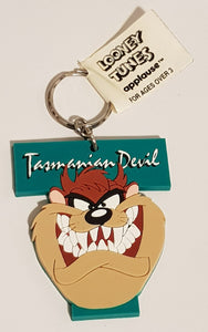 1995 Looney Tunes Tasmanian Devil Vintage Vinyl Keychain