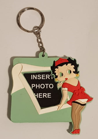 1998 Betty Boop Vintage Demons and Merveilles Vinyl Photo Frame Keychain