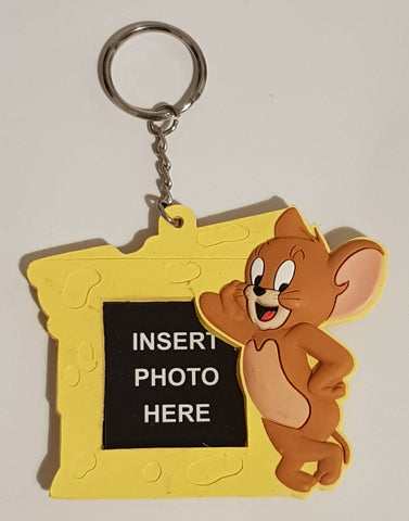 1998 Tom and Jerry Vintage Demons and Merveilles Vinyl Photo Frame Keychain