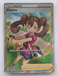 Pokemon Sword and Shield Fusion Strike Shauna #263/264 Ultra Rare Holo Trading Card