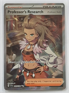 Pokemon Scarlet and Violet Professor's Research #240/198 Ultra Rare Holo Trading Card