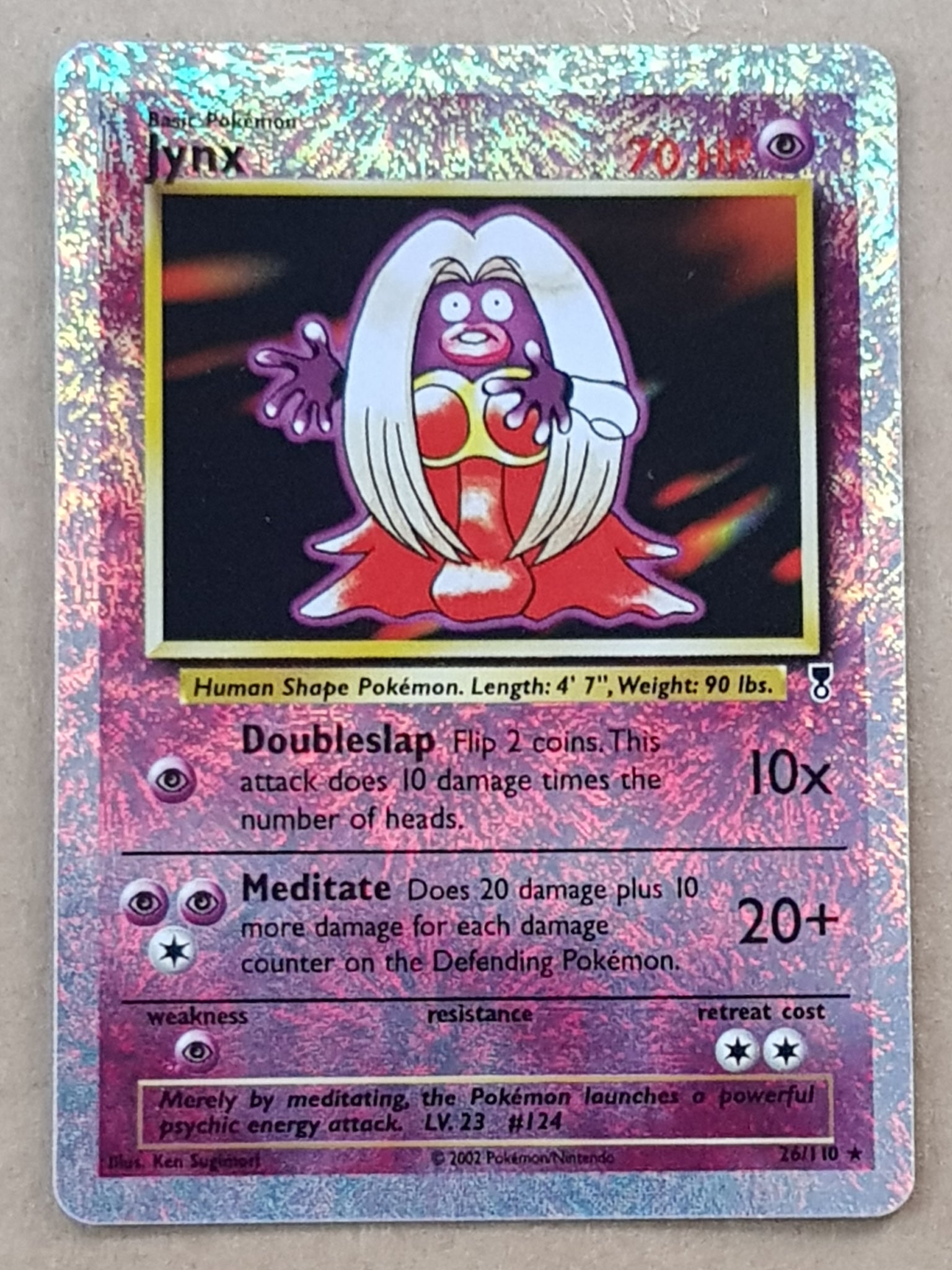 Pokemon Legendary Collection Jynx #26/110 Reverse Holo Rare Trading Card