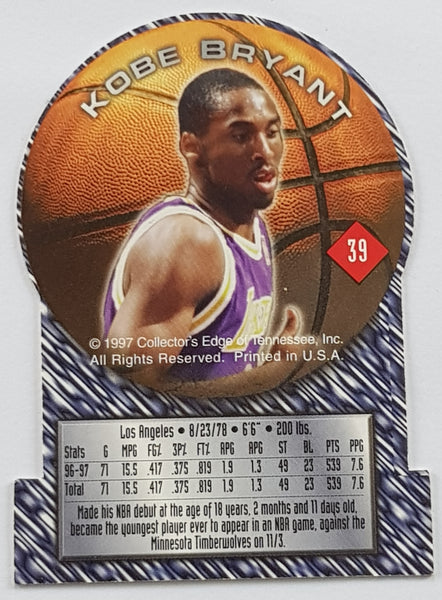 1997-98 Collector's Edge Impulse Kobe Bryant #39 Die-Cut Rookie Card