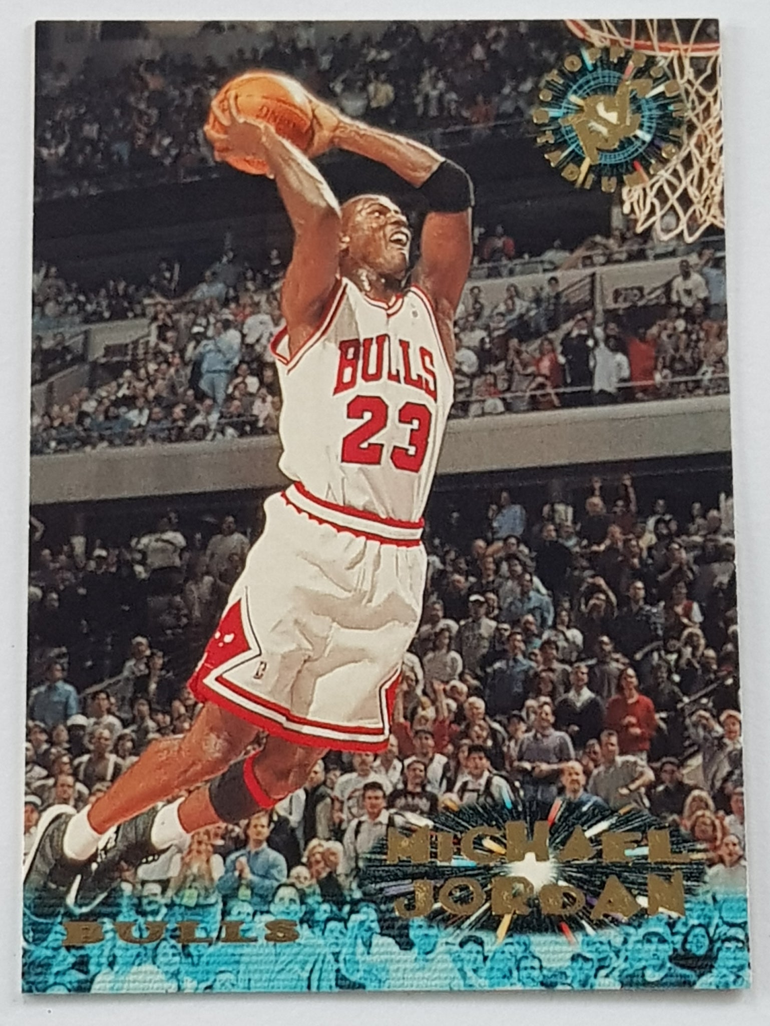 1995-96 Topps Stadium Club Basketball Michael Jordan #1 Trading Card