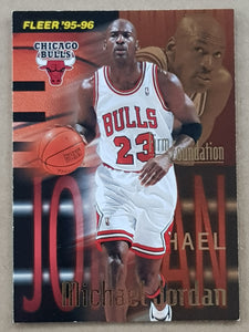 1995-96 Fleer Basketball Michael Jordan #323 Trading Card