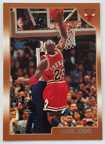 1998-99 Topps Basketball Michael Jordan #77 Trading Card