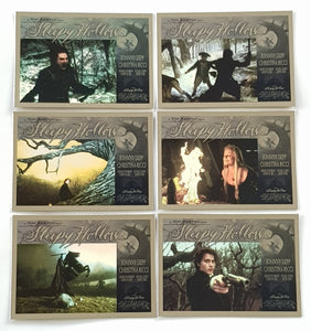 1999 Inkworks Sleepy Hollow Lobby Card #LC1-LC6 Foil Trading Card Insert Set