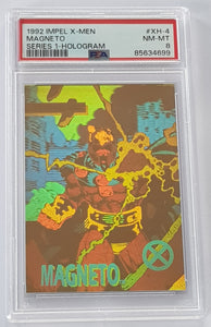 1992 Impel X-Men Series 1 Magneto #XH-4 PSA 8 Hologram Insert Card