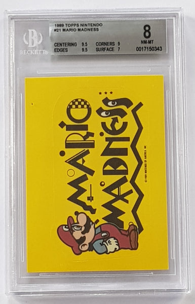 1989 Topps Nintendo Mario Madness #21 Top Secret Tips Trading Card