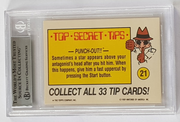 1989 Topps Nintendo Mario Madness #21 Top Secret Tips Trading Card