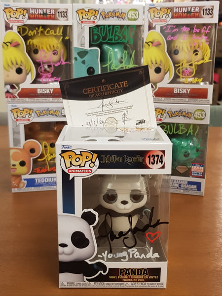 Funko Pop! Jujutsu Kaisen Panda #1374 Vinyl Figure (Signed by Tara Sands)