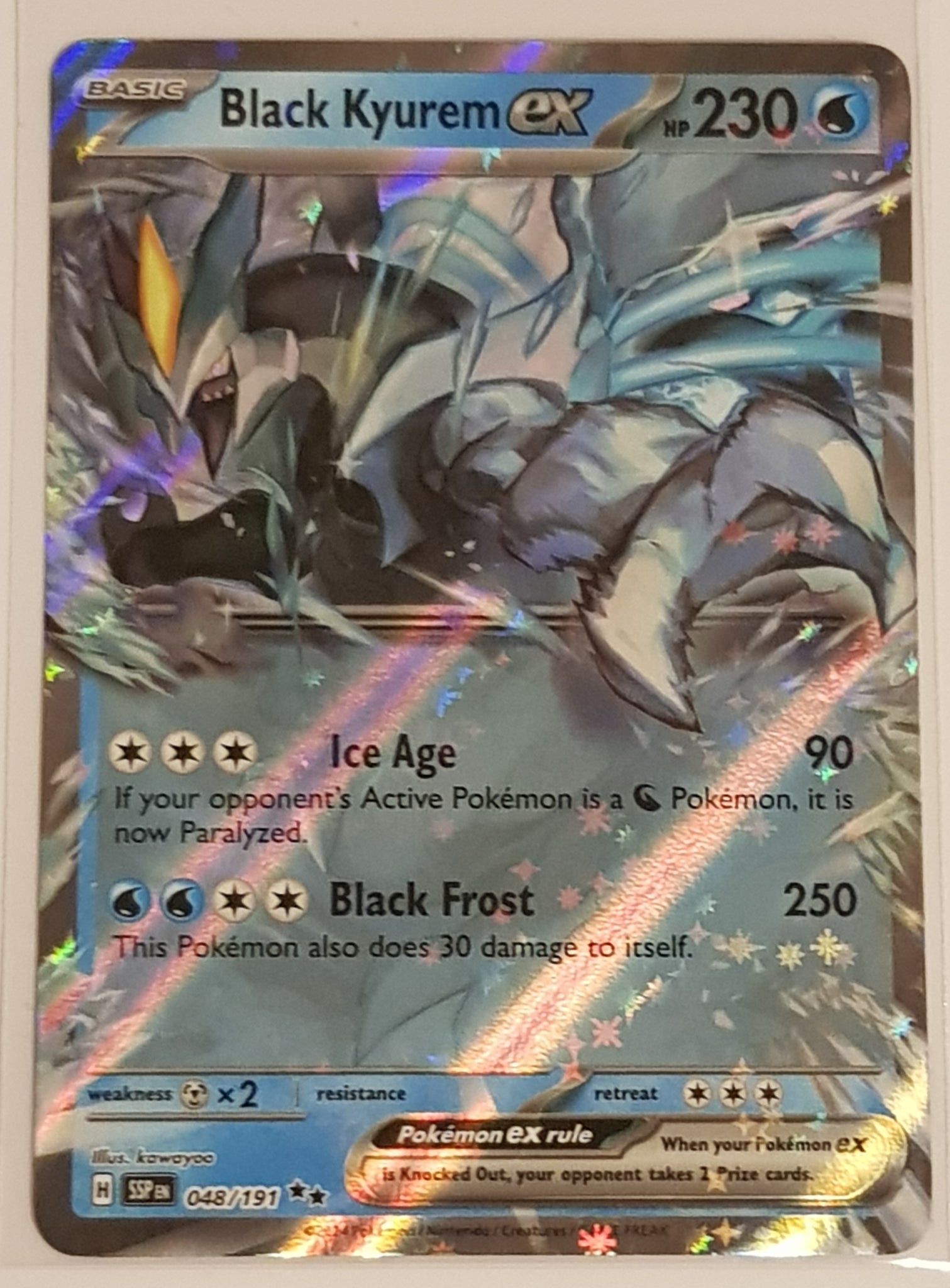 Pokemon Scarlet and Violet Surging Sparks Black Kyurem Ex #048/191 Dou Rotterdam Comics Pokemon Scarlet and Violet Surging Sparks Black Kyurem Ex #048/191 Dou Rotterdam Comics