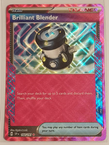 Pokemon Scarlet and Violet Surging Sparks Brilliant Blender #164/191 Ace Rare Holo Trading Card