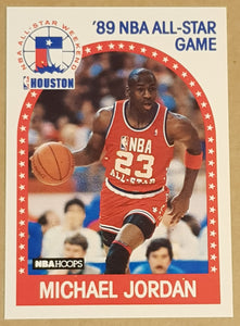 1989-90 NBA Hoops Michael Jordan All-Star Game #21 Trading Card