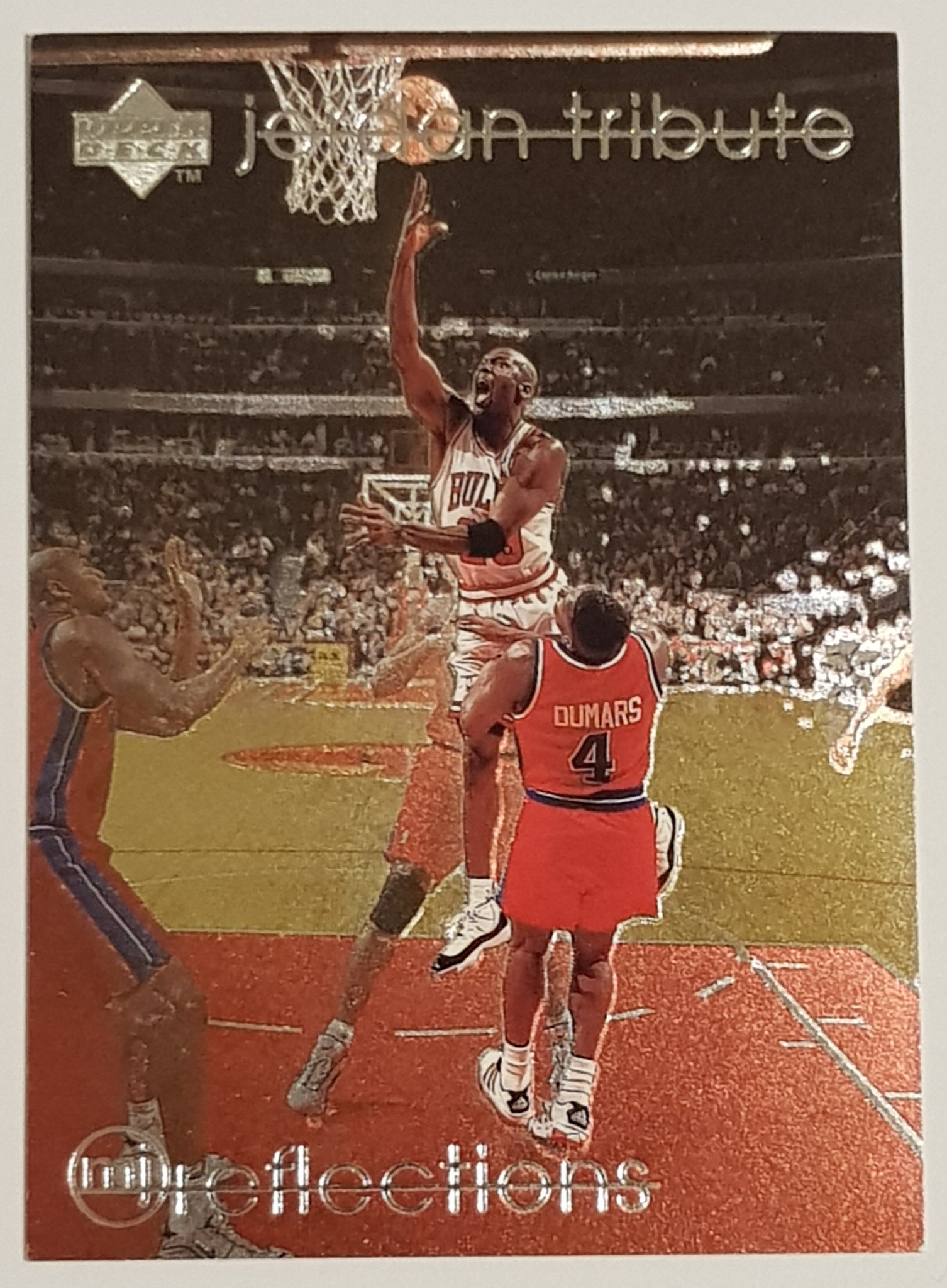 1998-99 Upper Deck Jordan Tribute Series 3 MJ Reflections #MJ82 Trading Card