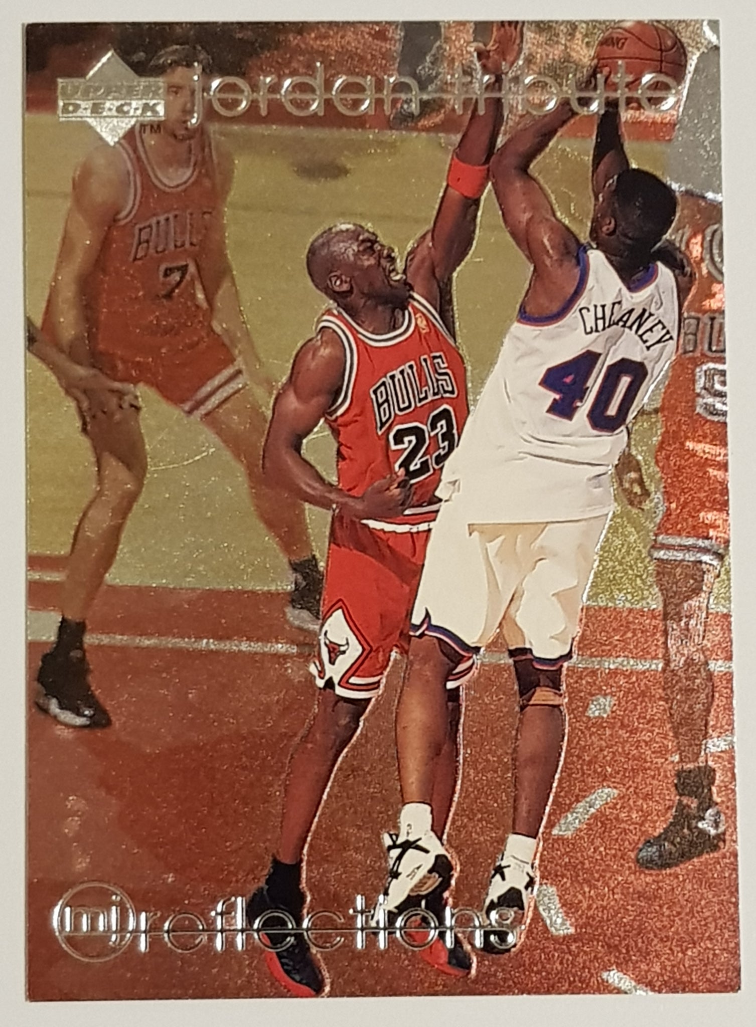 1998-99 Upper Deck Jordan Tribute Series 3 MJ Reflections #MJ77 Trading Card