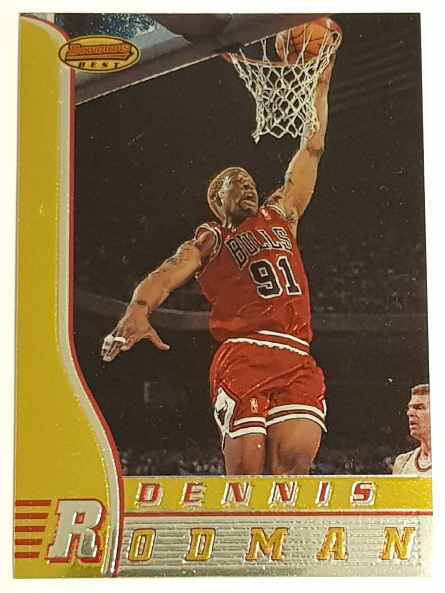 1996-97 Bowman's Best Dennis Rodman #40 Trading Card