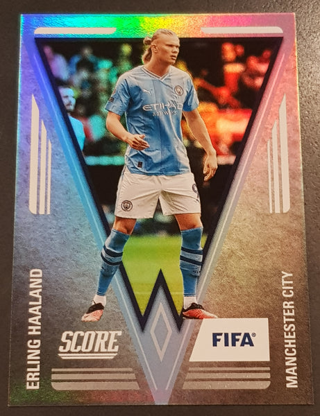 2023-24 Panini Score FIFA Erling Haaland Pennants #1 Trading Card (Case Hit)