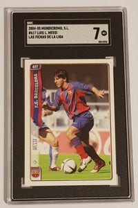 2004 Las Fichas de La Liga Mundicromo Lionel Messi #617 SGC 7 Rookie Card