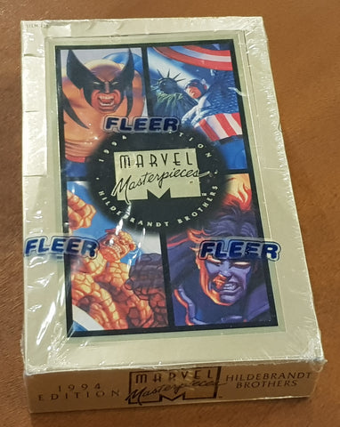 1994 Fleer Marvel Masterpieces Hildebrandt Brothers Sealed Trading Card Box