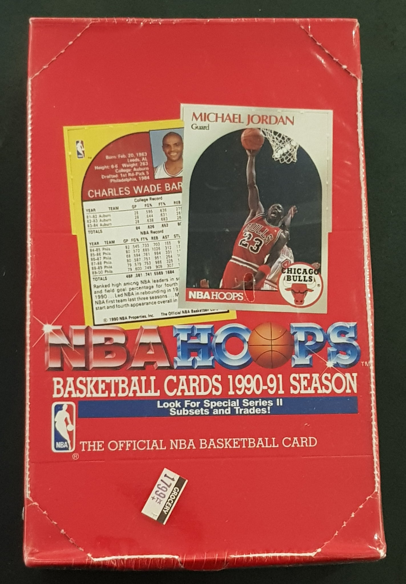 1990-91 NBA Hoops Series Two Sealed Trading Card Box