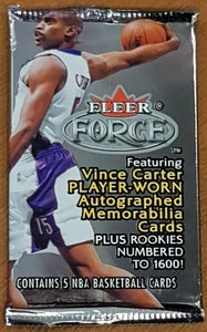 1999-00 Fleer Force NBA Basketball Sealed Trading Card Pack