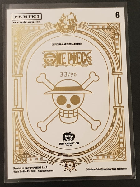 One Piece Treasure Box Official Panini Card Collection Tony-Tony Chopper Character #6 Foil Parallel /99 Trading Card