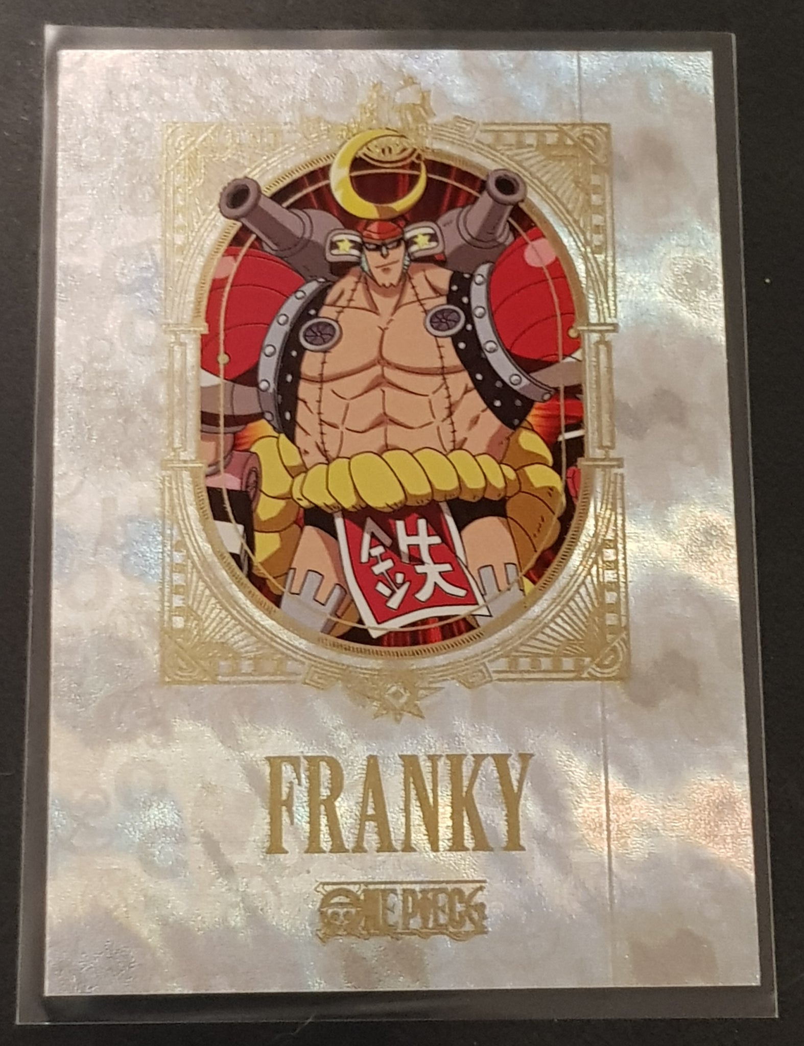 One Piece Treasure Box Official Panini Card Collection Franky Character #8 Foil Parallel Trading Card