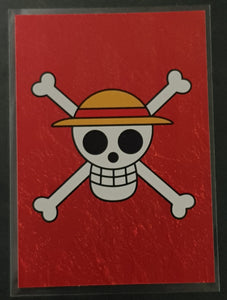 One Piece Treasure Box Official Panini Card Collection Luffy Jolly Roger #61 Foil Parallel Trading Card