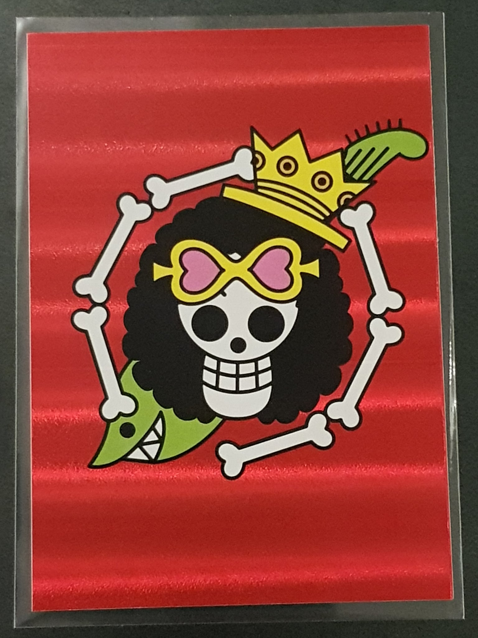 One Piece Treasure Box Official Panini Card Collection Brook Jolly Roger #69 Foil Parallel (B) Trading Card