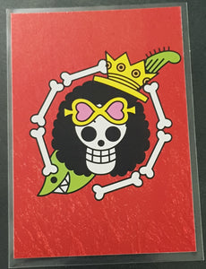 One Piece Treasure Box Official Panini Card Collection Brook Jolly Roger #69 Foil Parallel (A) Trading Card