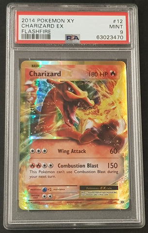 Pokemon XY Flashfire Charizard Ex #12/106 PSA 9 Ultra Rare Holo Trading Card