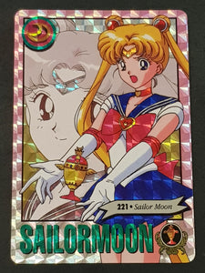 1996 Carddass Sailor Moon #221 Prism Trading Card (French Edition)