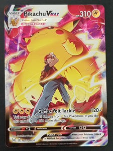 Pokemon Sword and Shield Lost Origin Pikachu Vmax #TG17/TG30 Special Illustration Rare Holo Trading Card