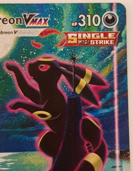 Pokemon Sword and Shield Evolving Skies Umbreon Vmax #215/203 Secret Rare Full Art Holo Trading Card