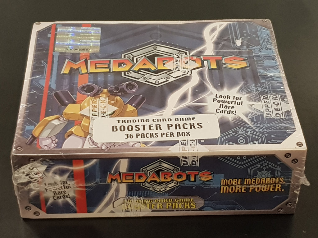 1999 Medabots Base Set Sealed Booster Box Rotterdam Comics 1999 Medabots Base Set Sealed Booster Box Rotterdam Comics