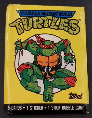 Teenage Mutant Ninja Turtles Trading Cards Sealed Wax Pack