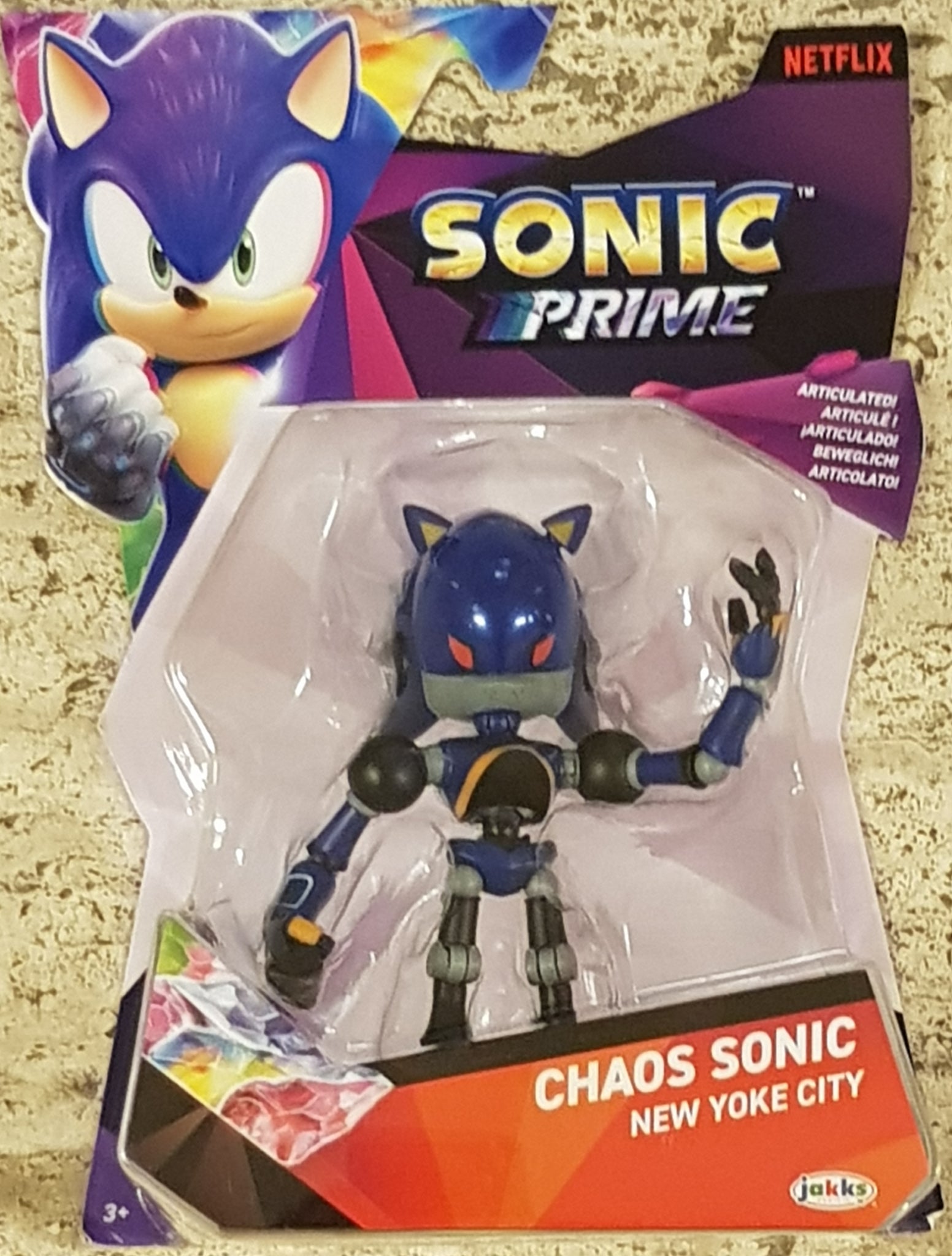 Sonic Prime Chaos Sonic New Yoke City Action Figure