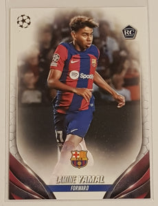 2023-24 Topps UEFA Club Competitions Lamine Yamal #64 Base Rookie Card